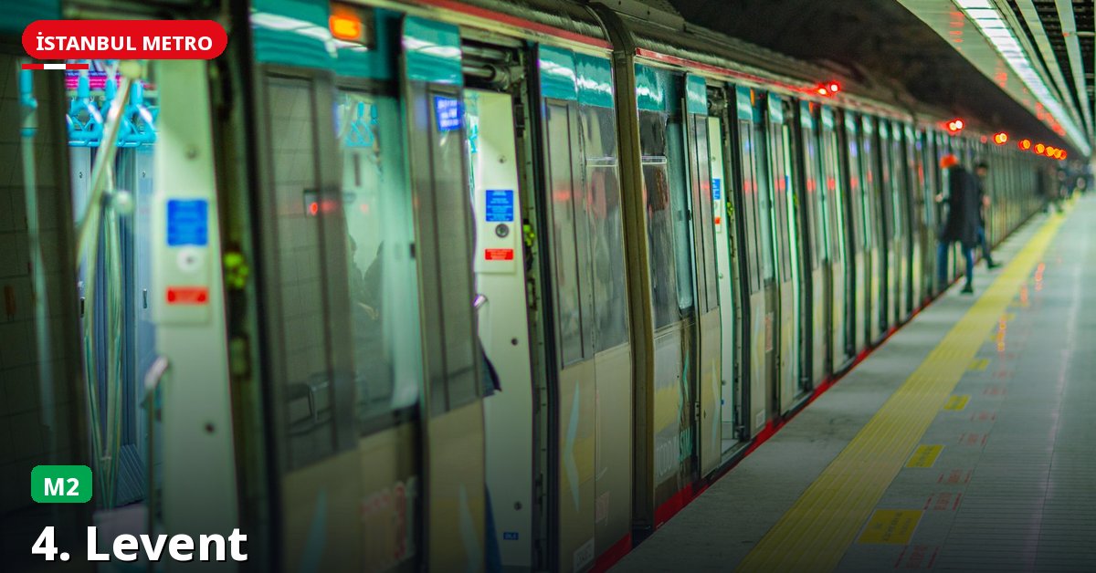 4. Levent İstasyonu — İstanbul Metrosu