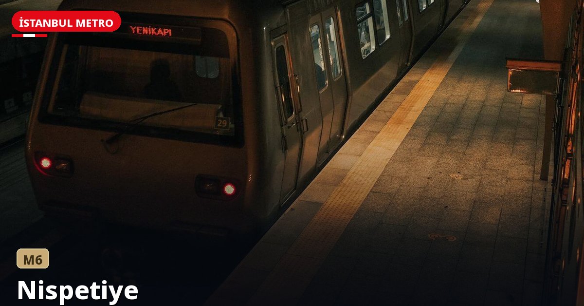 Nispetiye İstasyonu — İstanbul Metrosu